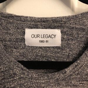 Our Legacy Longsleeve Shirt - Heather Grey
